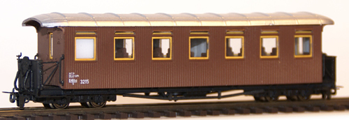 Ferro Train 701-315 - Austrian BBÖ C4iho/s 3215  7 windows,wooden sides